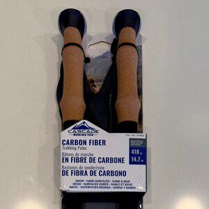 Cascade Mountain Tech Carbon Fiber Trekking Poles NWT